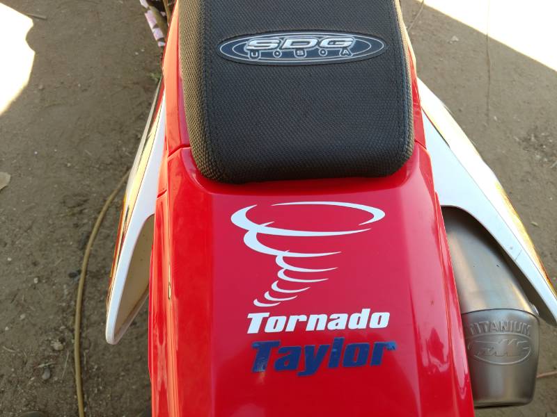 2006 Honda CRF450R Honda CRF450R | Getting ready for vet motocross racing events.  Lettering from Pat T, CA